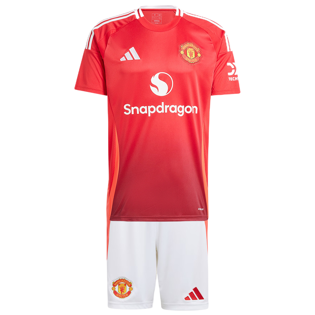Kit Infantil do Manchester United 2024/25 - Home