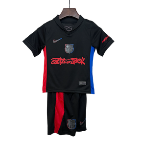 Kit Infantil do Barcelona 2024/25- Away