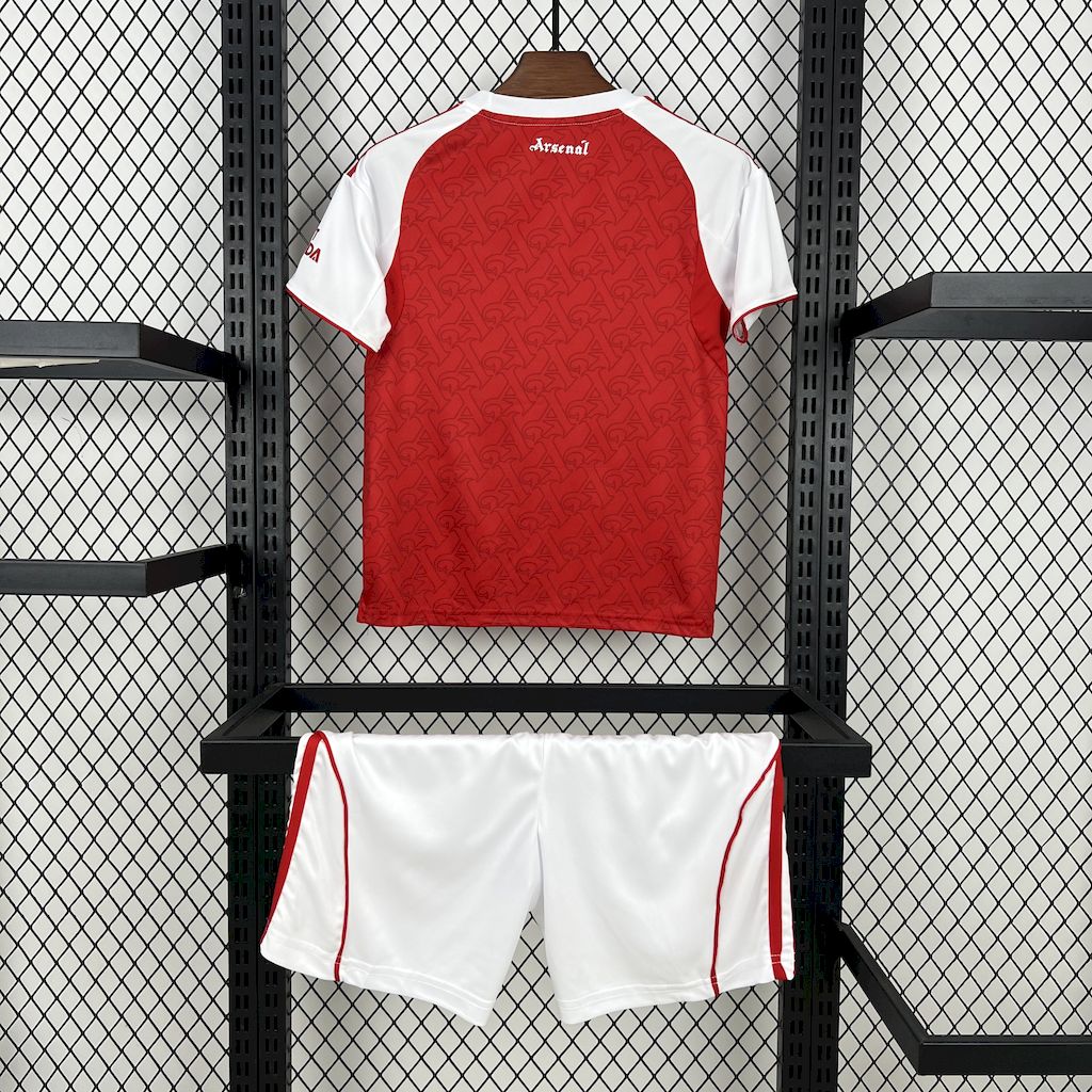 Kit Infantil do Arsenal 2025/26 - Home