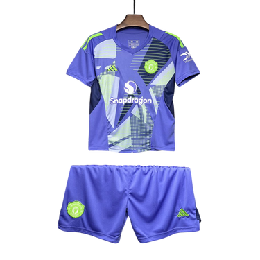 Kit Infantil do Manchester United 2024/25 Goleiro