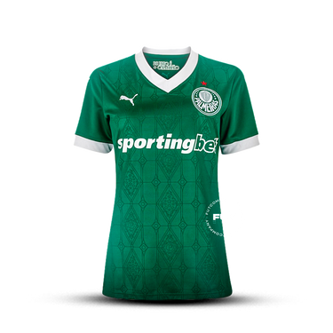 Camisa Feminina do Palmeiras 2025/26 - HOME