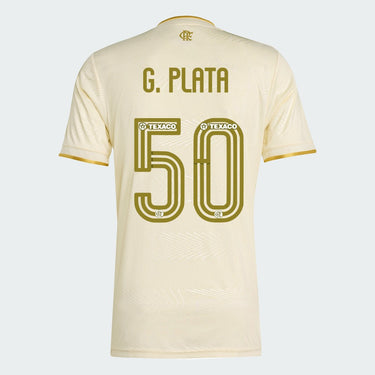 Camisa Adidas Flamengo 2025/26 III G PLATA N° 50