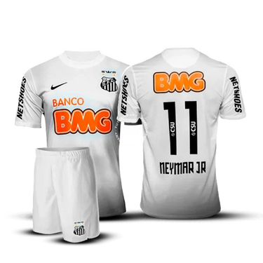 Kit Infantil do Santos 2012/13 Home + #10 Neymar Jr