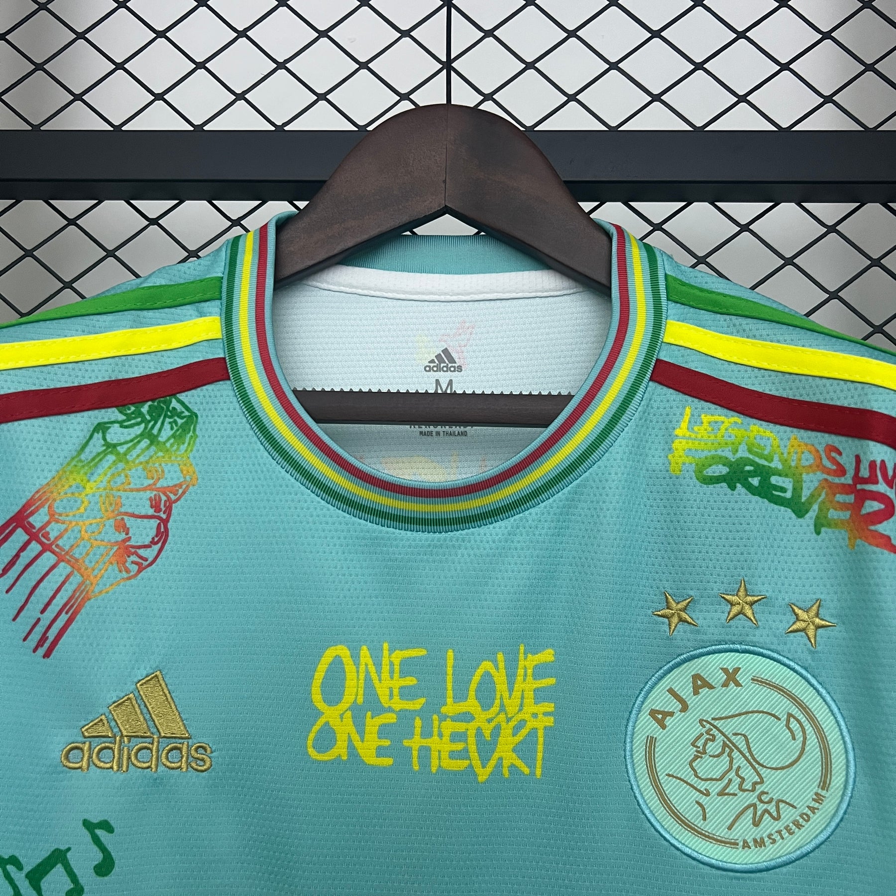 Camisa do Ajax 2025/26 -Bob Marley Edição Especial