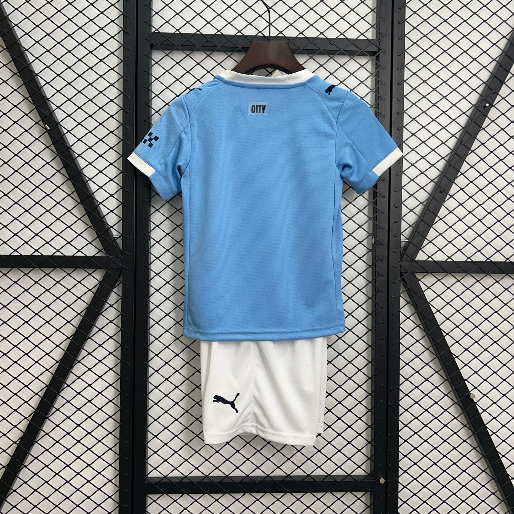 Kit Infantil do Manchester City 2025/26- Home