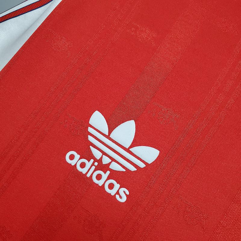 Camisa Arsenal Retrô 1988/1989 Vermelha - Adidas