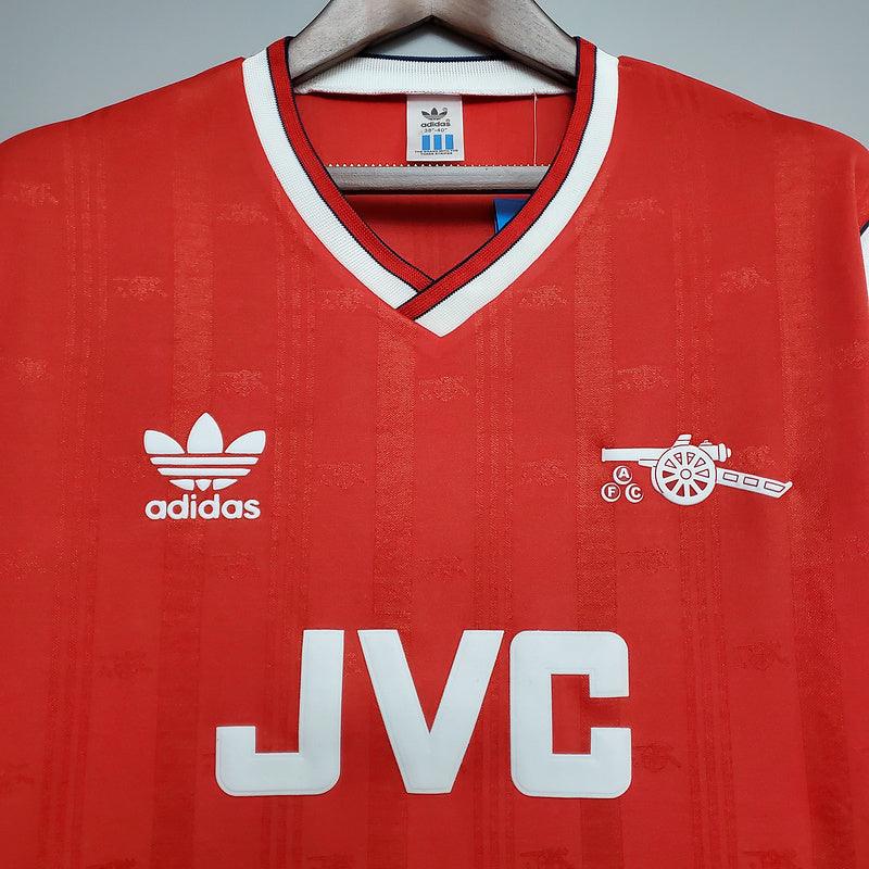 Camisa Arsenal Retrô 1988/1989 Vermelha - Adidas