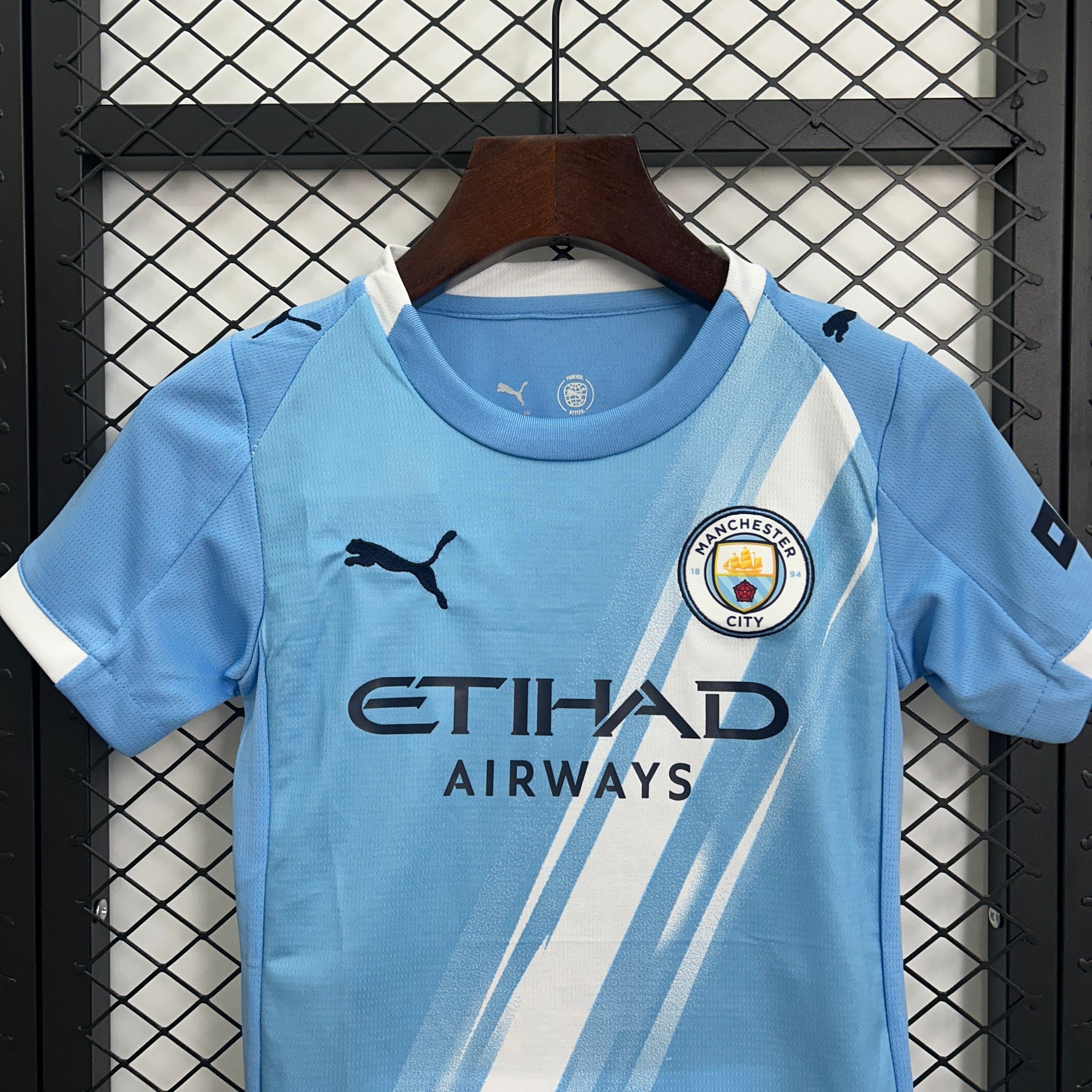 Kit Infantil do Manchester City 2025/26- Home